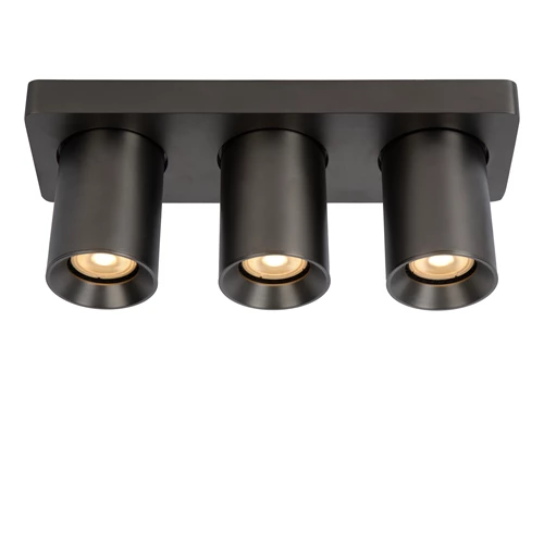 Lucide NIGEL - Ceiling spotlight - LED Dim to warm - GU10 - 3x5W 2200K/3000K - Anthracite - detail 1